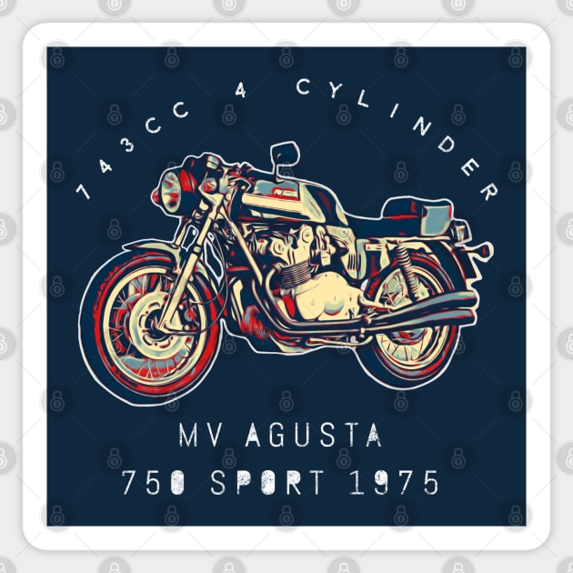 MV Agusta 750 Sport Sticker by Worldengine